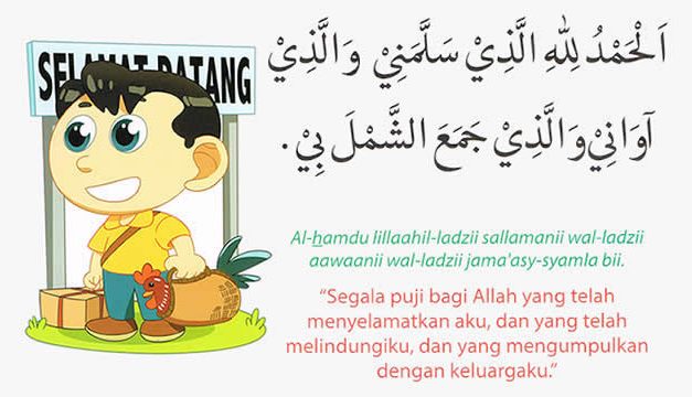 Doa Ketika Sampai di Tujuan