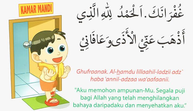 Doa Keluar Kamar Mandi