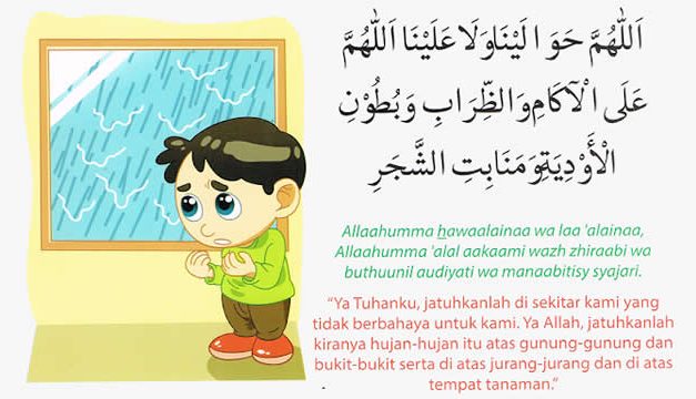 Doa Ketika Hujan Deras