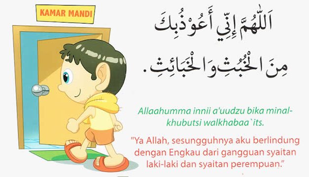 Doa Masuk Kamar Mandi