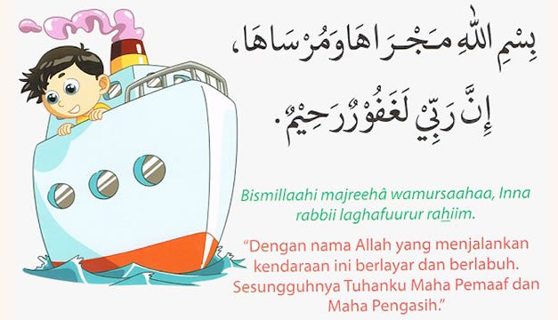 Doa Naik Kendaraan Laut